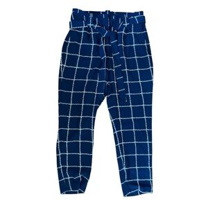 Express Checkered Ankle Pants